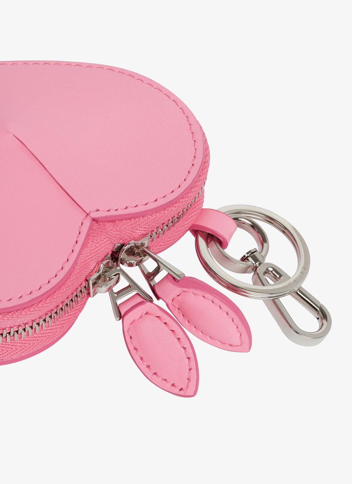 LE CŒUR COIN PURSE IN CALFSKIN ALAÏA PINK LE CŒUR COIN PURSE IN CALFSKIN